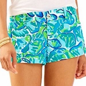 🆕 (Lilly Pulitzer) Walsh Short - Agate Green Lazy River - NWT